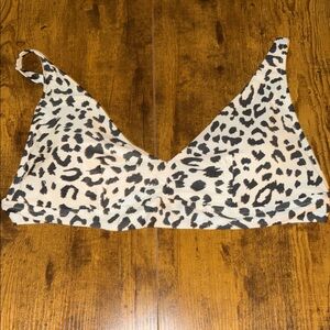 Leopard Print bathing suit top
